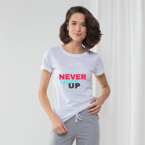 Never Give Up Women's Long Pant Pyjama Set