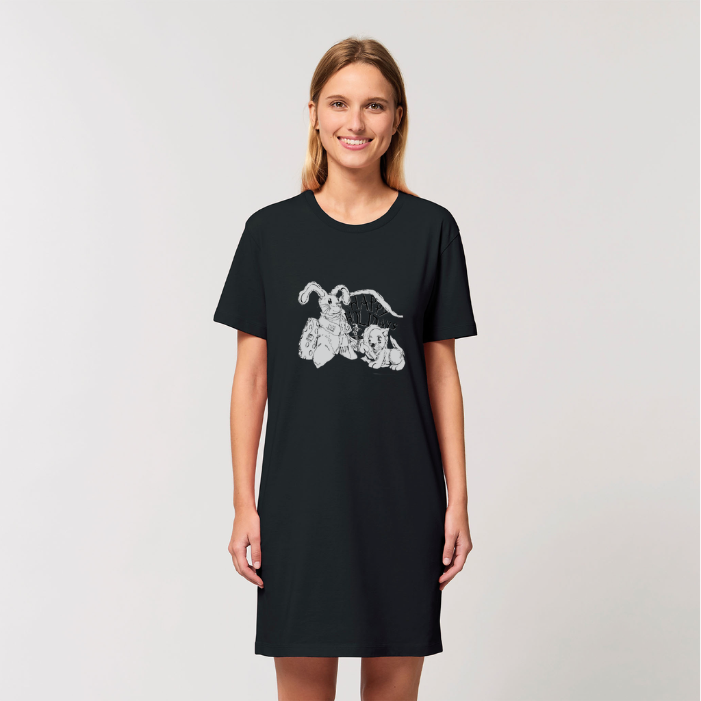 Happy Holiday's Organic T-Shirt Dress