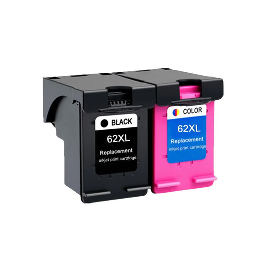 2PK Compatible Ink Cartridge 62XL for HP Printers