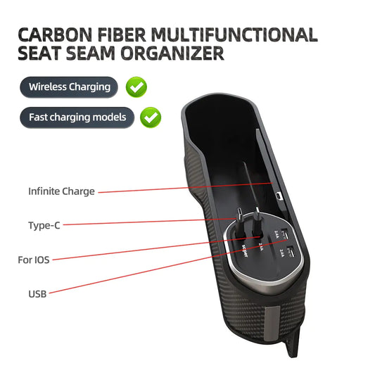 Car Seat Gap Filler Organizer