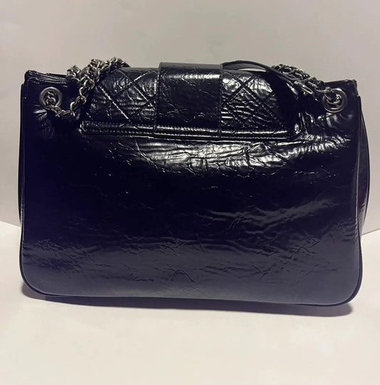 Chanel handbag with Silver Chain Handle